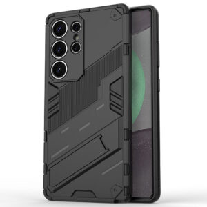 Craftsman Cover avec Kickstand – Samsung Galaxy S25 Ultra – Sortidwood Craftsman Cover avec Kickstand – Samsung Galaxy S25 Ultra – Black