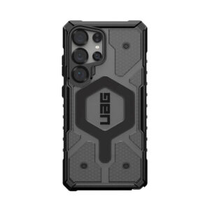Samsung Galaxy S25 Ultra UAg Pathfinder Series Cover – Qi Compatible – Clear / Ashsamsung Galaxy S25 Ultra UAg Pathfinder Series Cover – QI Compatible – Clear / Ash