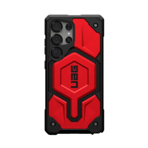 Samsung Galaxy S25 Ultra Uag Monarch Pro Series Cover – Magsafe Compatible – Red / Sortsamsung Galaxy S25 Ultra Uag Monarch Pro Series Cover – Magsafe Compatible – Red / Black