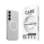 Soins par Panzerglass Samsung Galaxy S25 + (plus) Case de combat urbain phare – Qi compatible – transparent / whitecare par Panzerglass Samsung Galaxy S25 + (plus) Case de combat urbain – Qi compatible – transparent / blanc