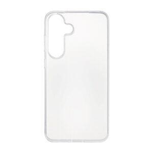 Samsung Galaxy S25 + (plus) Onsala 100% recyclé Couvre en plastique recyclé – transparent Samsung Galaxy S25 + (plus) Onsala 100% recyclé Couvre en plastique – transparent