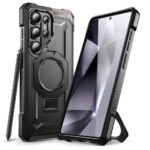 Supcase Unicorn Beetle Grip Samsung Galaxy S25 Ultra Cover – Magsafe Compatible – Transparent / Sortup Case Unicorn Beetle Grip Samsung Galaxy S25 Ultra Cover – Magsafe compatible – transparent / noir