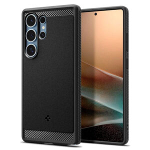 Spigen Samsung Galaxy S25 Ultra Rugged Armor Magsafe Cover – Black Girl Samsung Galaxy S25 Ultra Rugged Armor Magsafe Cover – Black