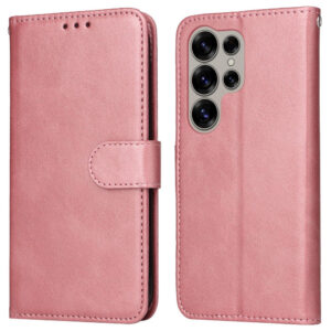 Vegan Leather Flip Cover Samsung Galaxy S25 Ultra – PinkDiderwood Vegan Leather Flip Cover Samsung Galaxy S25 Ultra – Pink