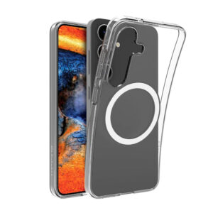 Dbramante1928 Groenland Pro Qi2 Couverture arrière – Galaxy S25 + (plus) – Dramante transparent1928 Groenland Pro Qi2 Couverture arrière – Galaxy S25 + (plus) – Transparent