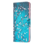 Samsung Galaxy S25 Ultra Artificial Leather Cover with Purse & Stand Fonction – Bois avec Blomsterwood Samsung Galaxy S25 Ultra Artificial Leather Cover avec sac à main et fonctionnement – bois avec fleurs
