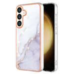 Samsung Galaxy S25 + (plus) / S24 + (plus) Modèle de marbre Couverture en plastique – Hvideerwood Samsung Galaxy S25 + (Plus) / S24 + (plus) Marble Couverture en plastique – Blanc