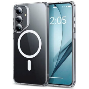 ESR Samsung Galaxy S25 + (plus) Couverture hybride classique – Magsafe Compatible – transparent Samsung Galaxy S25 + (plus) Couverture hybride classique – Magsafe compatible – transparent