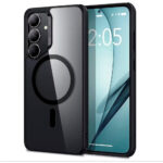 ESR Samsung Galaxy S25 + (plus) Couverture hybride classique – Magsafe compatible – transparent / noir Samsung Galaxy S25 + (plus) Couverture hybride classique – Magsafe compatible – transparent / noir