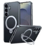 Torras Samsung Galaxy S25 + (plus) Hybrid Cover with Kickstand – Magsafe compatible – transparent Torras Samsung Galaxy S25 + (plus) Hybrid Couverture avec kickstand – Magsafe compatible – transparent