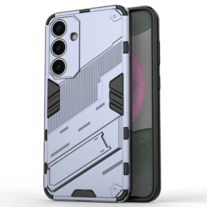 Samsung Galaxy S25 + (plus) Craftsmancover avec stand de coup de pied construit – BlueIderwood Samsung Galaxy S25 + (Plus) Craftsmancover avec Kickstand construit – Bleu foncé