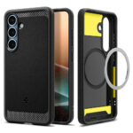 Spigen Samsung Galaxy S25 + (plus) Couverture de magsafe armure robuste – Blackspigen Samsung Galaxy S25 + (plus) Armure robuste Magsafe Cover – Black