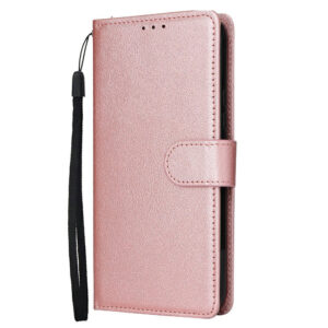 Samsung Galaxy S25 + (plus) / S24 + (plus) Couverture en cuir artificiel avec sac à main et sangle – Rose Goldeiderwood Samsung Galaxy S25 + (Plus) / S24 + (plus) Couverture en cuir artificiel avec sac à main et sangle – Rose Gold