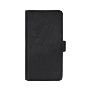 Samsung Galaxy S25 + (plus) Portefeuille 2-en-1 Couverture en cuir artificiel avec porte-cartes-noir Samsung Galaxy S25 + (Plus) Portefeuille 2-en-1 Couverture en cuir artificiel avec porte-carte-noir-noir