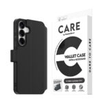 Soins par Panzerglass Samsung Galaxy S25 + (plus) Case de portefeuille avec fonction de support – SortCare par Panzerglass Samsung Galaxy S25 + (Plus) Boîte de portefeuille avec fonction du support – noir