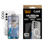 Soins par Panzerglass Samsung Galaxy S25 + (plus) 3 -in -1 Fonctionnement phare -cover / Privacy Protection de l'écran (UWF) / Protection des appareils photo -transparent / sortcare par Panzerglass Samsung Galaxy S25 + (plus) 3 -in -1 Flagship Back