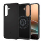 Samsung Galaxy S25 Spigène mince COUVERTURE DE FIT – MAGSAFE COMPATIBLE – Black Samsung Galaxy S25 Spigen mince COUVERTURE DE FIT – Magsafe compatible – noir