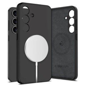 Samsung Galaxy S25 Tech -Protect Silicone Cover – Magsafe Compatible – Black Samsung Galaxy S25 Tech -Protect Silicone Cover – Magsafe Compatible – Black