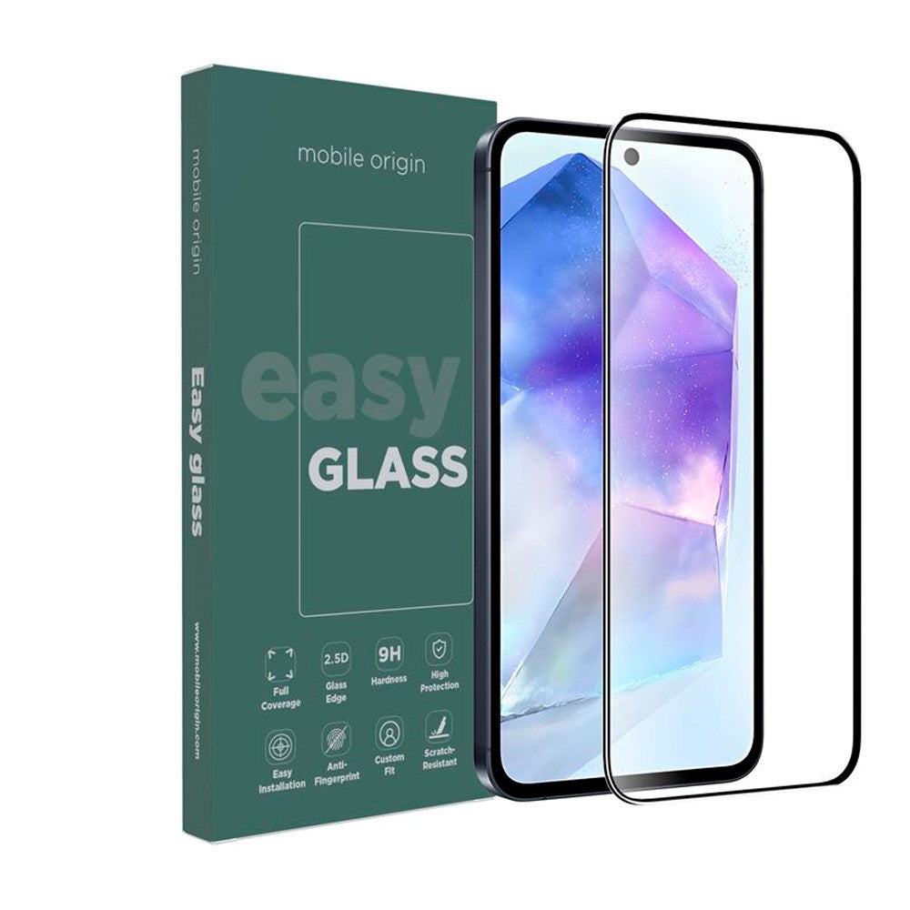 Samsung Galaxy A56 (5G) Mobile Origin EasyGlass Screen Protection Glass – transparent Samsung Galaxy A56 (5G) Origine mobile EasyGlass Screen Protection Glass – Transparent 2