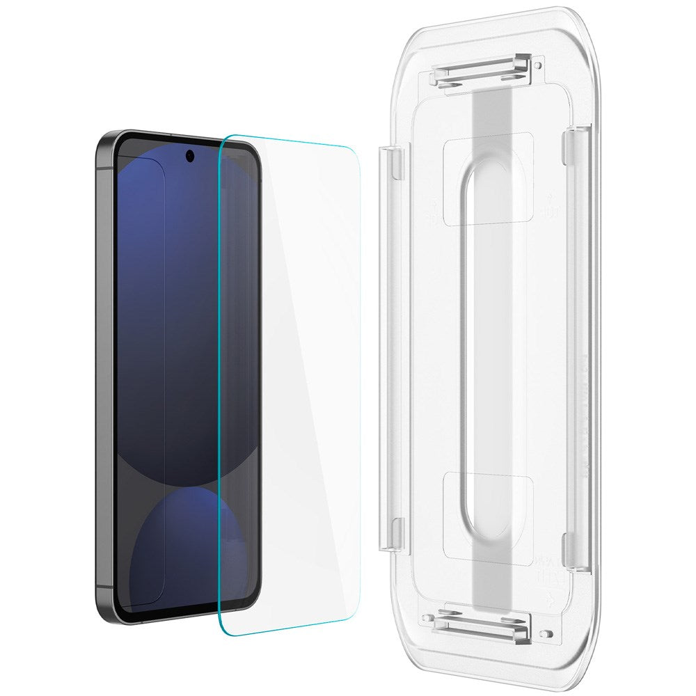 Samsung Galaxy S24 FE / A56 (5G) Spigen EZ Fit Glass.R Protection d'écran – 2 PCS. – Associé aux étuis – transparent Samsung Galaxy S24 FE / A56 (5G) Spigen EZ Fit Glass.R Protection d'écran – 2 PCS. – Associé à cas – Transparent 3