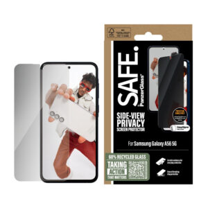 Sécurité par Panzerglass Samsung Galaxy A56 (5G) Verre en verre de capture d'écran à large ajustement – Fonction de confidentialité – Sécurité transparente par Panzerglass Samsung Galaxy A56 (5G) Ultra -wide Ajustement Protection d'écran – Fonctio