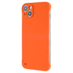 Couvercle en plastique dur de l'iPhone 14 sans côtés – Orangephone 14 Couvercle en plastique dur sans côtés – orange