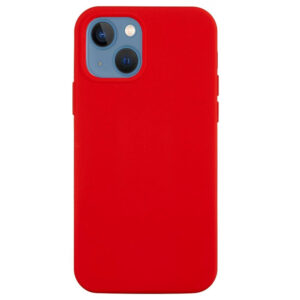 Couverture de silicone iPhone 14 – Rediphone 14 Couverture en silicone – Rouge