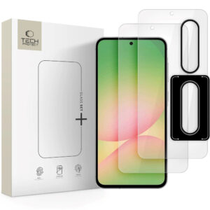 Samsung Galaxy A36 (5G) / A56 (5G) TECH-Set en verre protect + ensemble de protection – 2 x Protection d'écran 1 x Protection de ligne de ligne cadérale – Samsung Galaxy A36 (5G) / A56 (5G) Ensemble de verre technologique et protection PROTECT – 2 x P