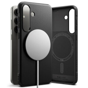 Samsung Galaxy S25 – Ringke Onyx Couvre en plastique – Magsafe Compatible – Black Samsung Galaxy S25 – Ringke Onyx Plastic Cover – Magsafe compatible – noir