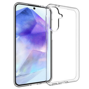 Samsung Galaxy A56 (5G) Couvercle arrière en plastique flexible – transparent Aderwod Samsung Galaxy A56 (5G) Couvercle arrière en plastique flexible – transparent