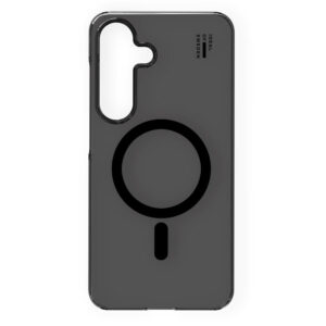 Idéal de Suède Samsung Galaxy S25 Case claire – Charge sans fil – Blackideal teinté de Suède Samsung Galaxy S25 Case claire – Charge sans fil – noir teinté