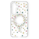 Idéal de Suède Samsung Galaxy S25 Case transparente – Charge sans fil – Petite floralideal de Suède Samsung Galaxy S25 Clear Case – Charge sans fil – Petite floral