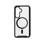 Samsung Galaxy S24 / S25 Spello Mag + Couverture robuste – Magsafe Compatible – transparent / Sortsamsung Galaxy S24 / S25 Spello Mag + Couverture robuste – Magsafe compatible – transparent / noir