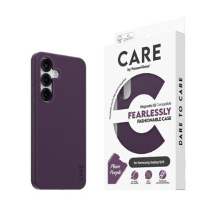 Soins par Panzerglass Samsung Galaxy S25 Fashion Fearlsy Fashionable Case – Qi Compatible – Plum Purplecare par Panzerglass Samsung Galaxy S25 Fashion Fearlsly Fashionable Case – Qi Compatible – Plum Purple