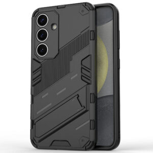 Samsung Galaxy A56 (5G) Craftsmancover avec Kickstand construit – Sortidwood Samsung Galaxy A56 (5G) CraftsMancover avec stand de coup de pied construit – noir