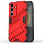 Samsung Galaxy A56 (5G) Craftsmancover avec stand de coup de pied construit – Rediderwood Samsung Galaxy A56 (5G) Craftsmancover avec Kickstand construit – rouge