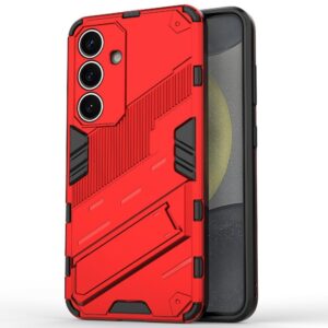 Samsung Galaxy A56 (5G) Craftsmancover avec stand de coup de pied construit – Rediderwood Samsung Galaxy A56 (5G) Craftsmancover avec Kickstand construit – rouge