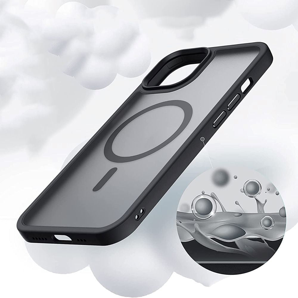 iPhone 14 Tech -Protect Magmat Cover – Magsafe Compatible – transparent / triphone 14 Tech -Protect Magmat Cover – Magsafe Compatible – Transparent / Black 5