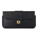 Sac à courroie en cuir artificiel universel pour mobile (Max. Mobile: 150 x 75 mm) – Black Universeal Artificial Leather Belt Sac pour mobile (Max. Mobile: 150 x 75 mm) – noir