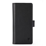 Couvercle en cuir universel de portefeuille avec Pung & Magnet Black (Max. Mobile: 160 x 72 x 10 mm) Portefeuille de vitesses Couvercle en cuir universel avec punch et aimant noir (Max. Mobile: 160 x 72 x 10 mm)