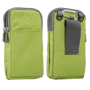 Sac à ceinture universel pour smartphones avec carabiner et sangle – vert – (Max. Mobile: 170 x 95 x 15 mm) Sac à ceinture universel pour smartphones avec carabiner et sangle – vert – (Max. Mobile: 170 x 95 x 15 mm)