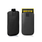 Case en cuir universel SBS – (Max. Mobile: 116 x 59 mm) – Sortsbule universel en cuir – (Mobile Max: 116 x 59 mm) – noir