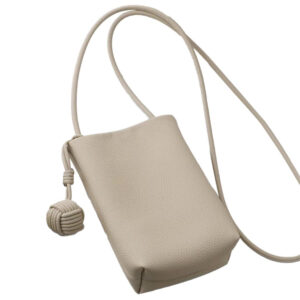 Sac mobile en cuir crossbody avec fermeture de l'aimant (200 x 130 mm) – Sac mobile crossbody Beiglæger avec fermeture de l'aimant (200 x 130 mm) – Beige