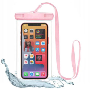 TECH -PROTECT UNIVERSHEL CASE EMPLAPIER CASE – PINK / Transparent (Max. Mobile: 163 x 90 x 10 mm) TECH-TECH-PROTECT Universal Emperproof Case – Pink / Transparent (MAX. Mobile: 163 x 90 x 10 mm)