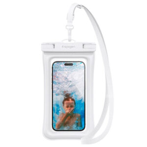 SPIGEN A610 Case de liquide imperméable universel – blanc / transparent (max. Taille mobile: 170 x 90 mm) Spigen A610 Universal Imperproof Liquid Etui – blanc / transparent (Max. Taille mobile: 170 x 90 mm)