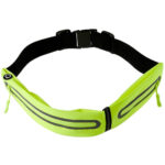 Ceinture de course avec réflexe et poches de rangement – ceinture du Groenland avec des poches réflexes et de stockage – vert