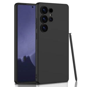 Samsung Galaxy S25 Ultra Slim Plastic Cover incl. Small Stylus – Trieidwood Samsung Galaxy S25 Ultra Slim Plastic Cover incl. Petit stylet – noir