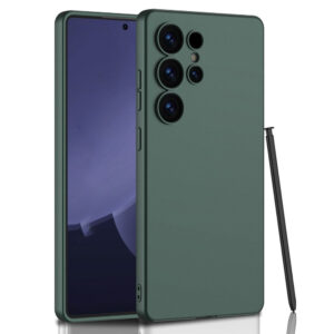 Samsung Galaxy S25 Ultra Slim Plastic Cover incl. Small Stylus – Breedingwood Samsung Galaxy S25 Ultra Slim Plastic Cover incl. Petit stylet – vert