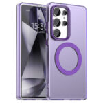 Samsung Galaxy S25 Ultra Hybrid Plastic Cover – Magsafe Compatible – transparent / Lillaeiderwood Samsung Galaxy S25 Ultra Hybrid Plastic Cover – Magsafe Compatible – transparent / violet