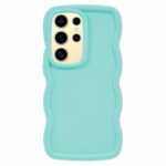 Samsung Galaxy S25 Ultra Flexible Plastic Plastic Cover Wavy Design – Turkiseiderwood Samsung Galaxy S25 Ultra Flexible Plastic Cover Wavy Design – Turquoise